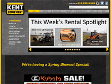 Tablet Screenshot of kentequipment.com